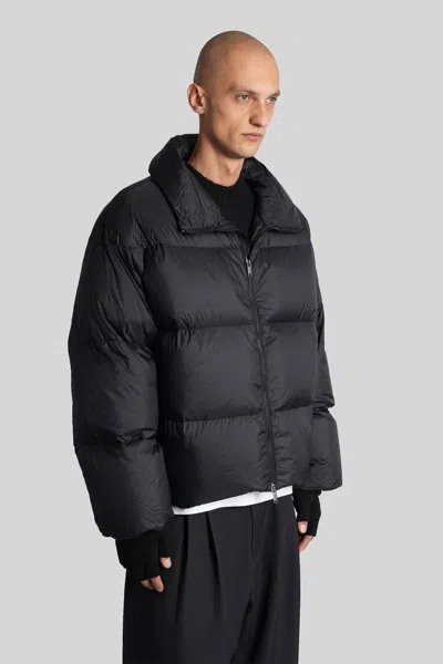 Studio Nicholson Massey Snm-1380 Puffer In Black Nylon In Black