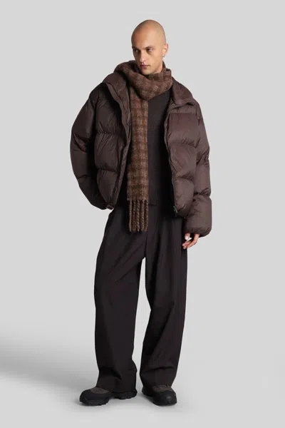 Studio Nicholson Wynn Black Superkid Mohair Crewneck Sweater In Black