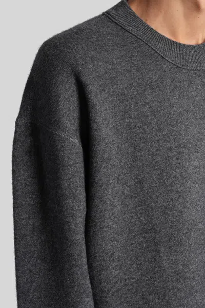 Studio Nicholson Moray Sn-1494 Knitwear In Grey Cashmere In Gray
