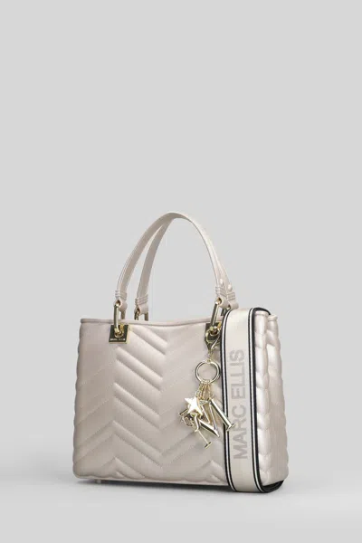 Marc Ellis Small Flat Krissy Quilted Tote Bag In White