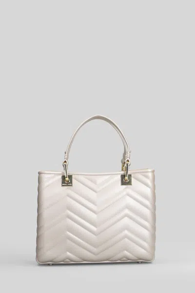 Marc Ellis Small Flat Krissy Quilted Tote Bag In White