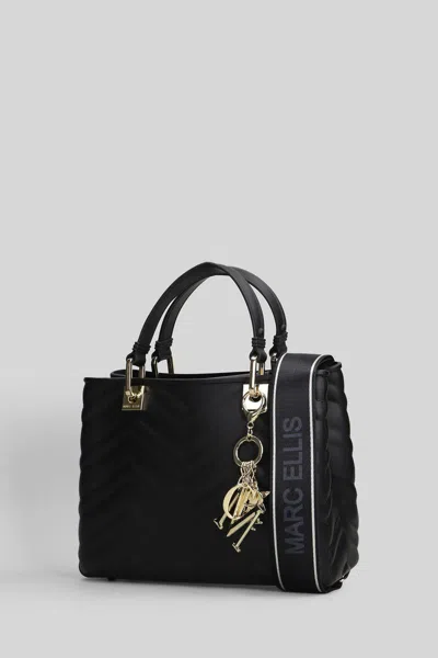 Marc Ellis Flat Krissy M Wave Shoulder Bag In Black