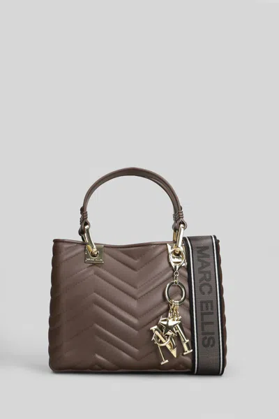 Marc Ellis Flat Krissy M Wave Shoulder Bag In Brown