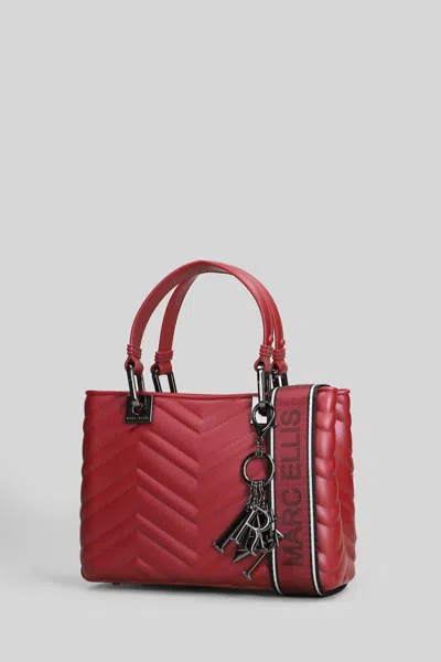 Marc Ellis Flat Krissy M Wave Shoulder Bag In Red