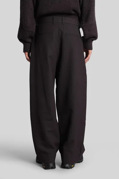 Studio Nicholson Line Snm-1185 Pants In Brown