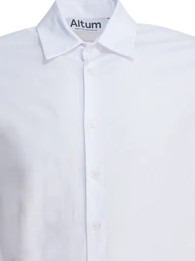 Altum Logo-embroidered Buttoned Shirt In White