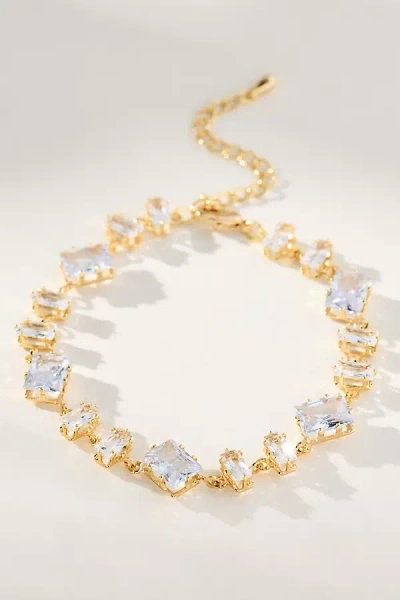 By Anthropologie Mixed Stone Bracelet In Gold