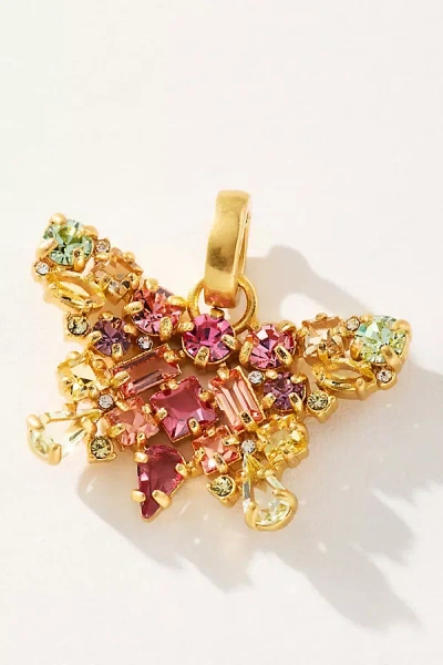 Loren Hope Logan Butterfly Pendant Charm In Multi