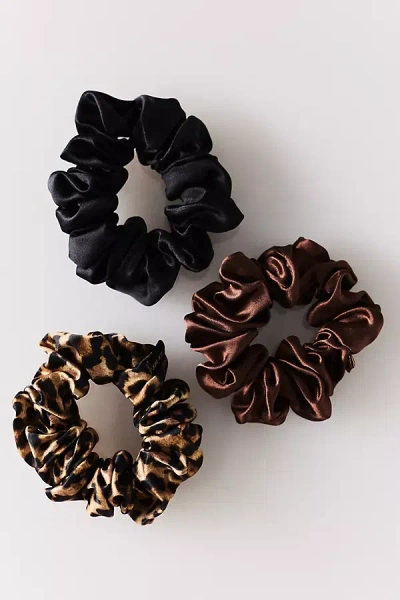 Silke London Large Scrunchies, Set Of 3 In Multi