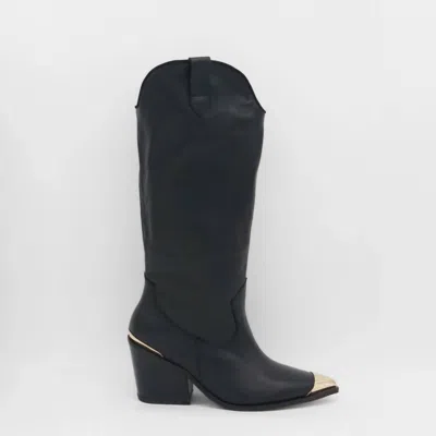 Stivali New York Prince Knee-high 2-in-1 Convertible Boots In Black