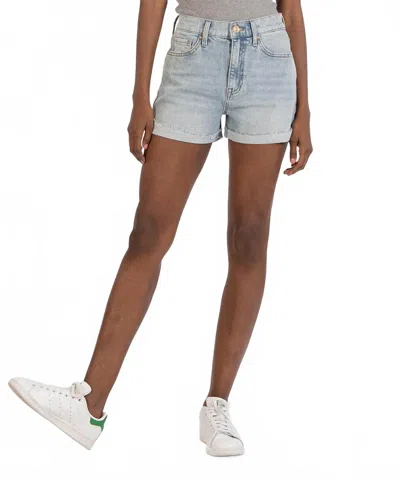 Kut From The Kloth Jane High Rise Shorts In Encourage In Blue