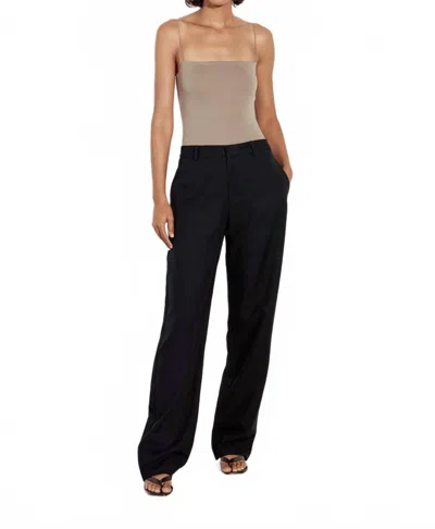 Enza Costa Supima Cotton Essential Strappy Tank In Olive Oil In Multi