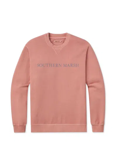 Southern Marsh Women's Seawash Sweatshirt In Terracotta In Brown