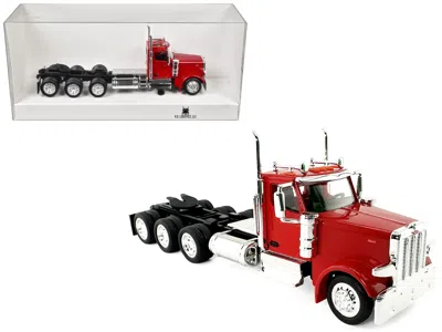 Ho Logistics Replicas Peterbilt 589 3-axel Day Cab Red 1/87 (ho) Plastic Model Car By Ho Logistics