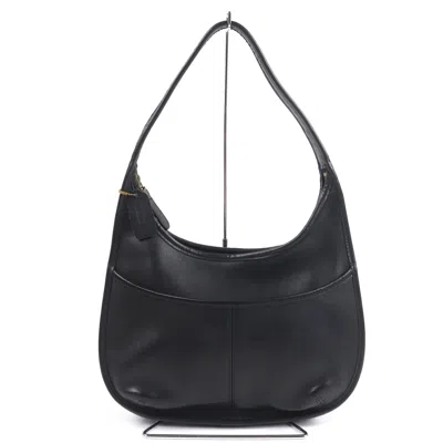 Coach Ergo Glove Leather Shoulder Bag In Black