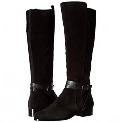 Via Spiga Women's Prish Suede Leather Riding Boots In Black In Multi