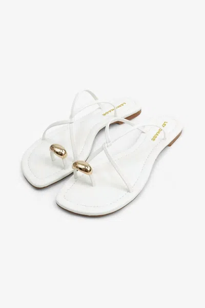 Lemonade Women's Becoming Strappy Sandal In White In White