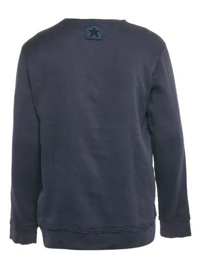 Pre-owned Valentino Patch-embellished Sweater In Blue