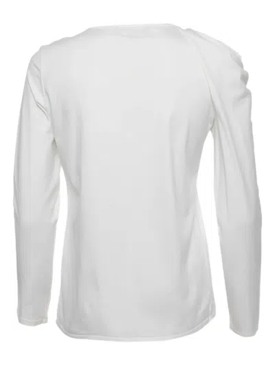Pre-owned Paule Ka Puff-sleeve T-shirt In White