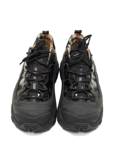 Pre-owned Burberry Arthur Chunky Sneakers In Black
