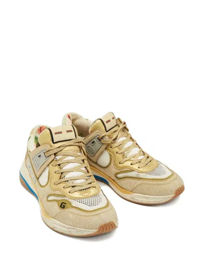 Pre-owned Gucci Ultrapace Sneakers In Neutral