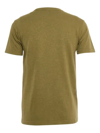 Pre-owned Dior X Denim Tears Floral-logo T-shirt In Green