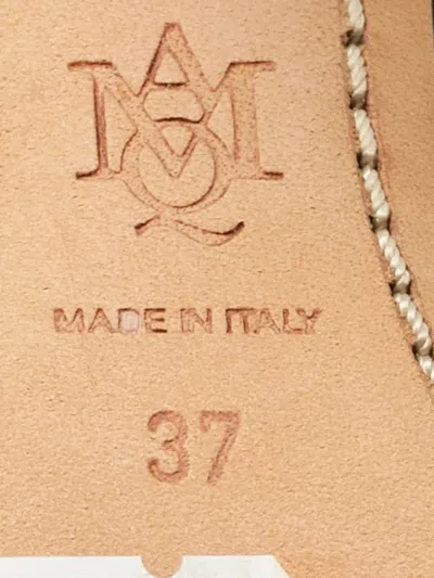 Pre-owned Alexander Mcqueen Knit Embroidered Ankle Boots 10.5 Cm In Black