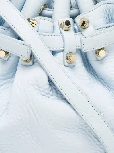 Pre-owned Alexander Wang Diego Leather Bucket Bag In Blue
