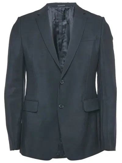 Pre-owned Valentino Single-breasted Blazer In Blue