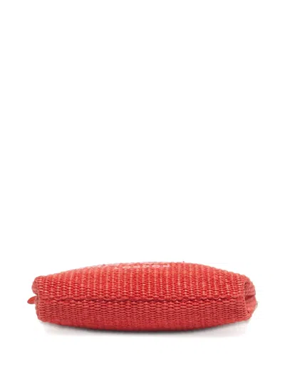 Pre-owned Jimmy Choo Callie Chain-strap Shoulder Bag In Red