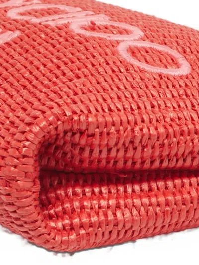 Pre-owned Jimmy Choo Callie Chain-strap Shoulder Bag In Red