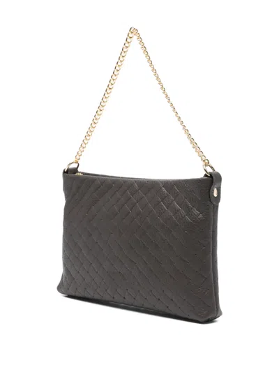 Marc Ellis Quilted Chain-strap Cross Body Bag In Brown