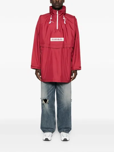 Napapijri Rainforest Axl Anorak In Red