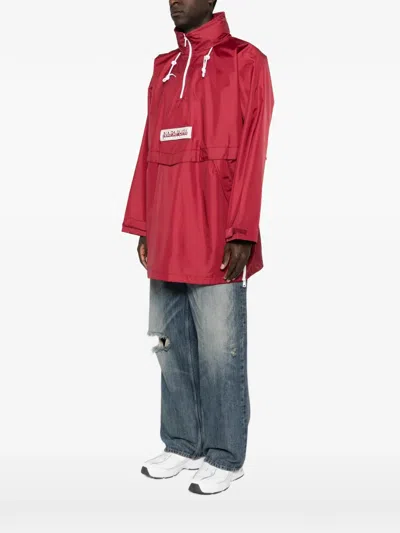 Napapijri Rainforest Axl Anorak In Red