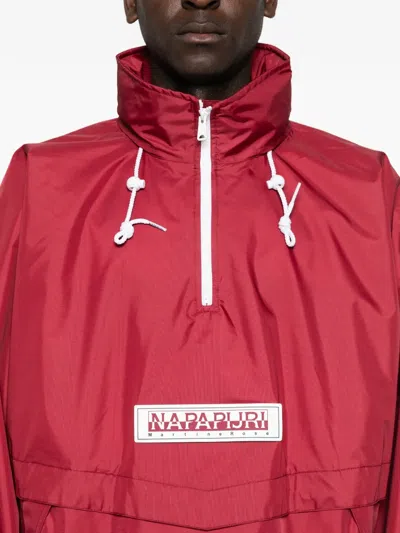 Napapijri Rainforest Axl Anorak In Red