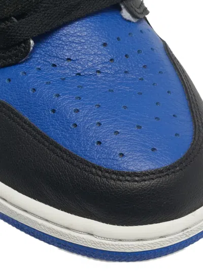 Pre-owned Jordan Air  1 Leather Sneakers In Black