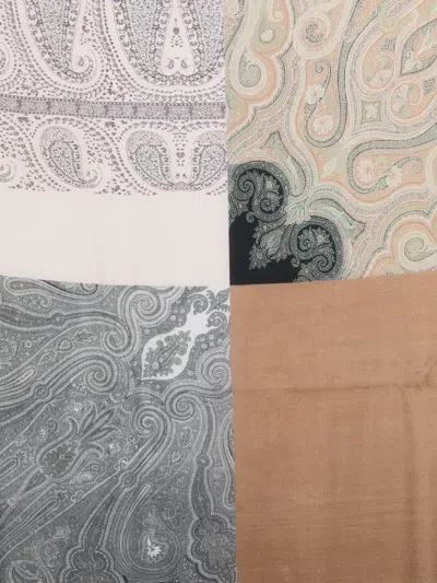 Pierre-louis Mascia Molare Printed Scarf In Brown