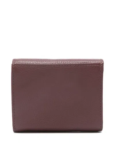 Marc Ellis Logo-plaque Leather Wallet In Brown