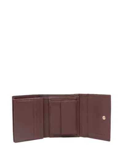 Marc Ellis Logo-plaque Leather Wallet In Brown