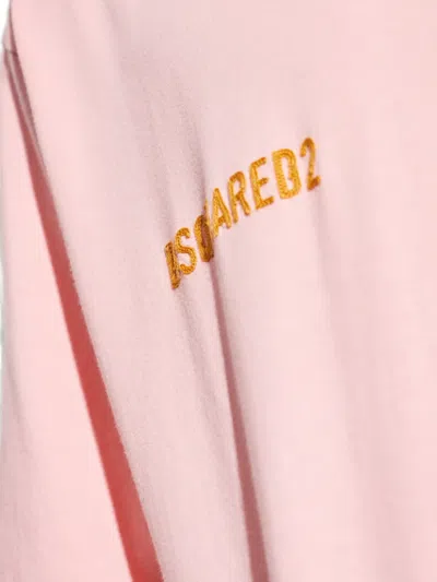 Dsquared2 Logo Graphic T-shirt In Pink