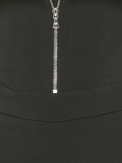 Pre-owned David Koma Zipper Jumpsuit In Black