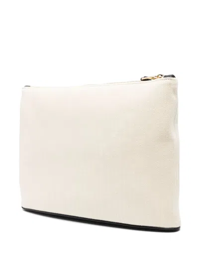 Loewe Medium Oblong Clutch In Neutral