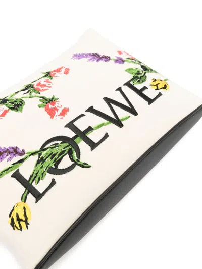 Loewe Medium Oblong Clutch In Neutral