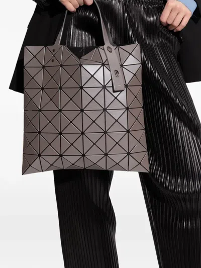 Bao Bao Issey Miyake Lucent Geometric Panels Tote Bag In Gray