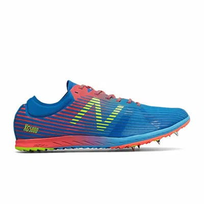 New Balance Women's Xc5k V4 Cross Country Spike Track Shoe In Laser Blue/dragon Fly In Blue