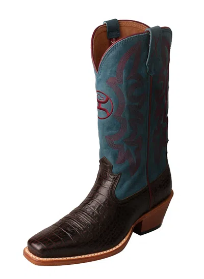 Twisted X Women's Hooey Boots In Coffee / Blue In Multi
