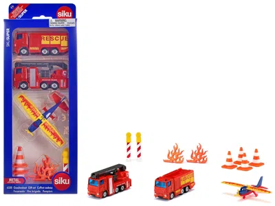 Siku Fire Brigade 11 Piece Set Diecast Models By