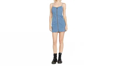 Volcom Stone Step Dress In Jasper In Blue