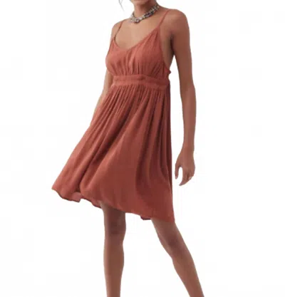 O'neill Kenzie Dress In Rustic Brown In Brown