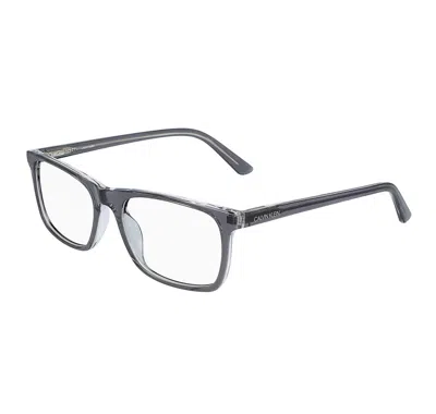 Calvin Klein Unisex Ck20503 076 Get Crystal Eyeglasses In Crystal/clear In Gray